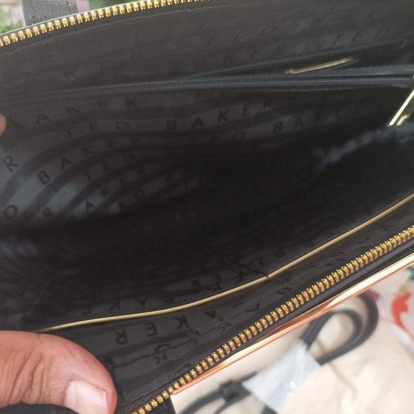 Authentic Ted Baker Medium Tote Bag Black - Picture 9 of 16